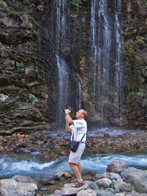 Bob at Kapuzbasi - Kapuzbasi Waterfalls