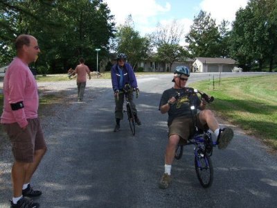 Jimmy worries about the location of the handlebars