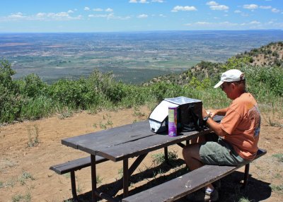 Lunch on top of the Mesa