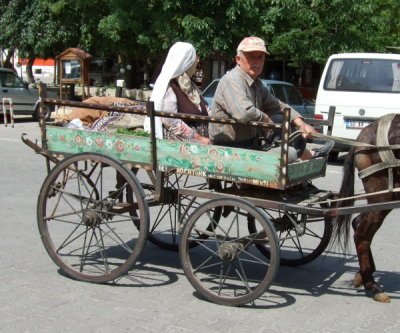 Goreme: If the price of gas keeps rising, everyone will need a horse and cart to get around.