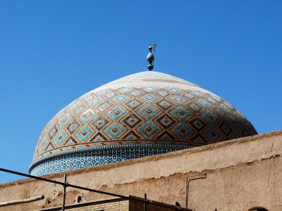 blue tiled dome