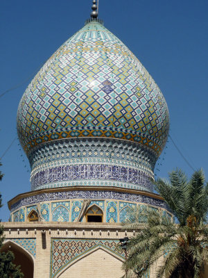 eye-catching bulbous Shirazi dome
