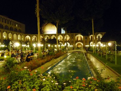 a typical Persian garden layout