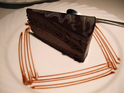 dark chocolate moose cake