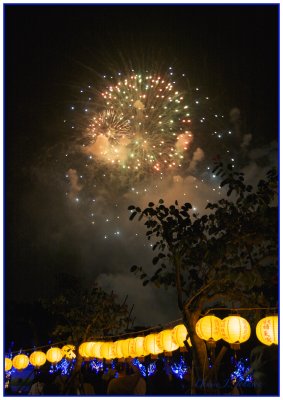 Lantern Festival Fireworks In Yilan