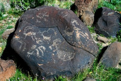 Petroglyphs in the El Paso Hills