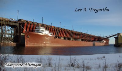 Lee A. Tregurtha in Marquette