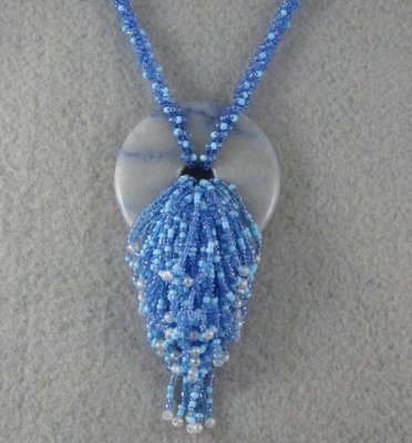 donut blue aventurine