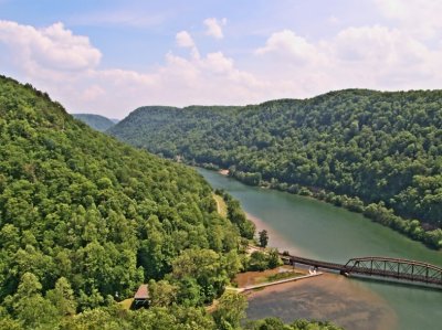 View of New River Gorge from Hawk's Nest