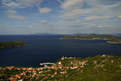 Lopud - view from the fortress