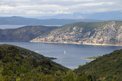 Korčula - view towards Peljeac