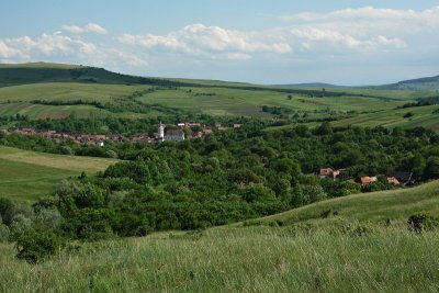 View of Dârjiu (Székelyderzs)