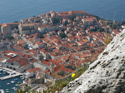 Dubrovnik - view from Mt Srđ