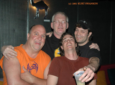 L-R KURT SWANSON, RICH LUKASZ, CHARLIE SOCHACKI, DAVE BON