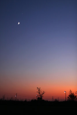 Moon at Sunset