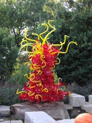 Dallas Arboretum - Chihuly Sculpture Exhibit