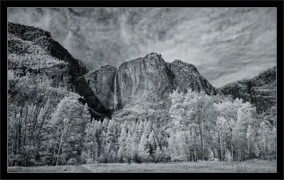 High Clouds Over Yosemite Falls