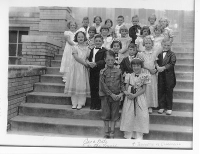 Bonnie Clark Wheeler, 2nd row from front, first girl on the left