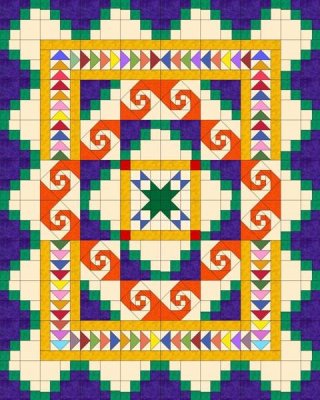 mexican tiles quilt.bmp
