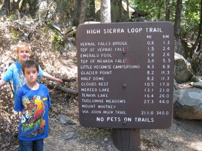 in yosemite valley