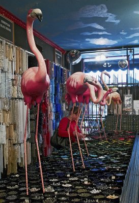 Flamingos Rice Village Bead Shop 02