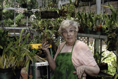Mom sweating among the bulbophyllums 2