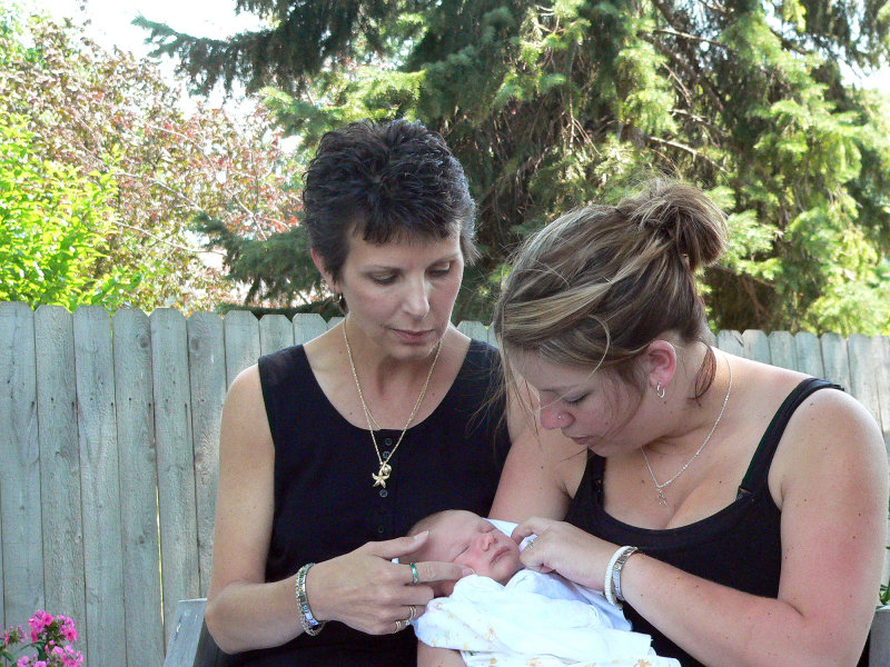 Grandmother Sheri, Courtney and Ben