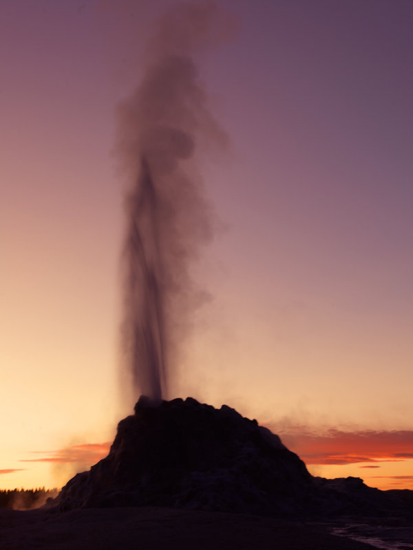 Evening at Cone Geyser