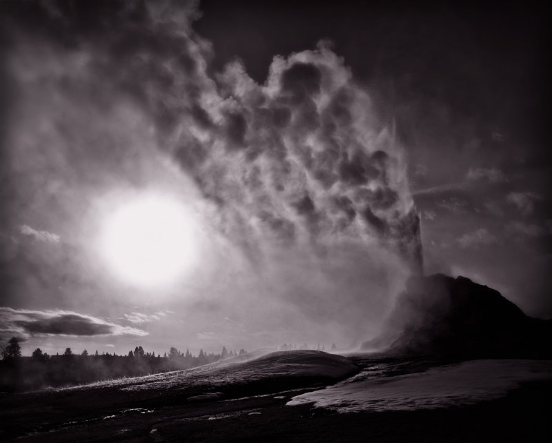 The Cone Geyser - Yellowstone