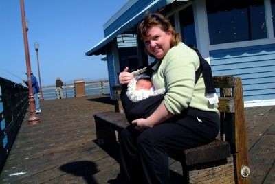 Anna and Nicole on OceanSide Pier