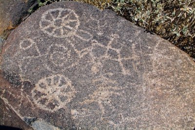 Petroglyphs at Signal Hill