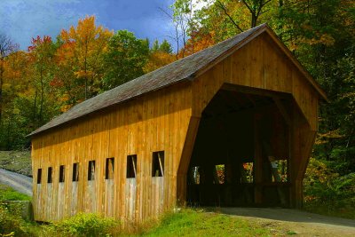 A Newly Built Privately-Owned Covered Bridge ...