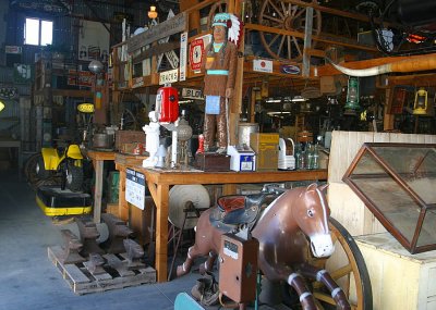 Need a cigar store Indian?  Or a coin-operated riding horse?