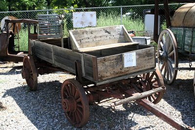 Only $895 for this old buckboard wagon ...