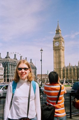 London Eye and Parliament