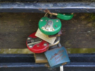 Locks on the bridge