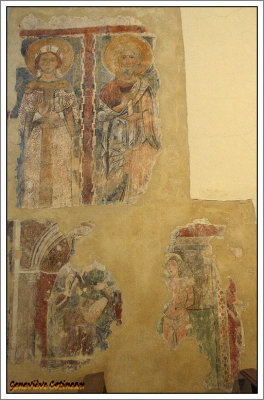 Fresque (datant de 1300) de l'glise de Santa Lucia