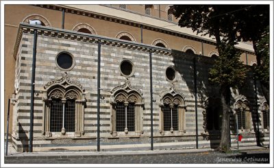 Partie de la Cathédrale, via San Giacomo / Il Duomo da via San Giacomo