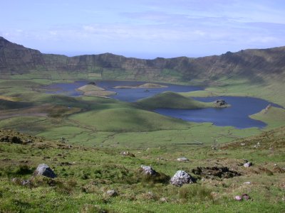 The Crater Lake of Corvo Island, The Azores