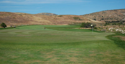 #14 from behind showing the treacherous pin placement