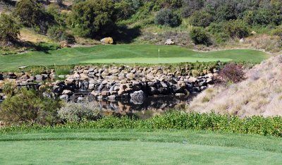 Intimidating tee shot on #6