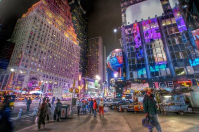 Times Square Evening by Keith Lancaster
