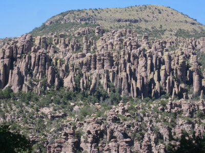 Gradual erosion of rhyolitic tuff