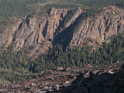 Volcanic strata