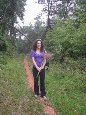 Britt in a jungle