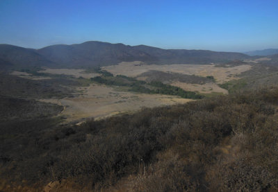 View northwest from summit of Mugu Peak