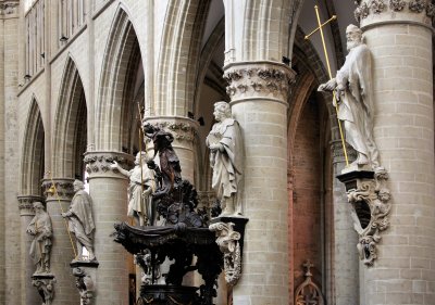 Interior St-Michiels- en St.-Goedele Cathedral