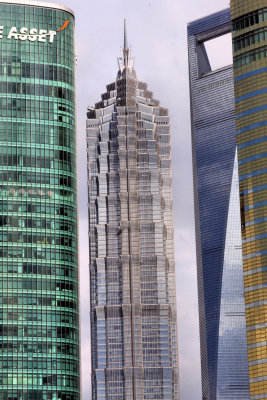 Jin Mao Tower and Financial Tower of Shanghai