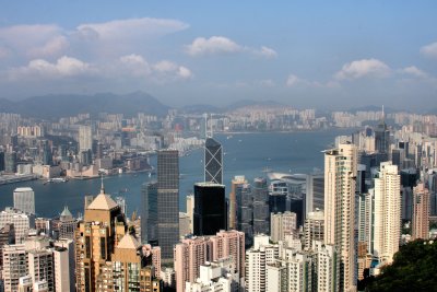 View from Victoria Peak at Hong Kong