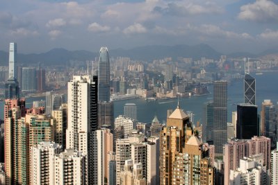 View from Victoria Peak at Hong Kong